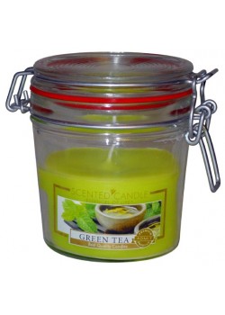 "Zöld tea" IL4 üvegpoharas illatmécses (1 db)