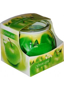 IL 3 Zöldalma üvegpoharas illatmécses (1 db)
