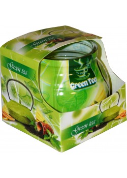 "Zöld tea" IL3 üvegpoharas illatmécses (1 db)
