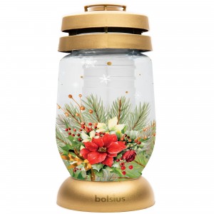 LA BO 20 ÜVEG URNAMÉCSES MIKULÁSVIRÁG KÉPPEL 