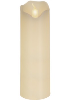 Led candle 6 LED-es csontszínű gyertya, sárgás lánggal (1db)