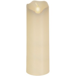 Led candle 6 LED-es csontszínű gyertya, sárgás lánggal (1db)