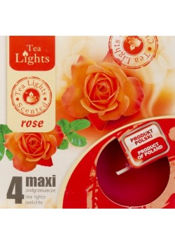 TL 4 MAXI Rózsa illatmécses (1 csomag)