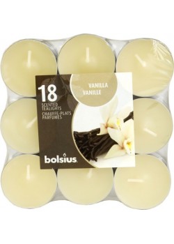 "Bolsius vanília" TL 18 illatmécses (1 csomag)