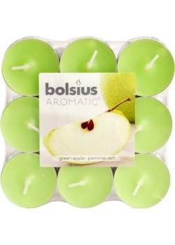 "Bolsius zöld alma" TL 18 illatmécses (1 csomag)